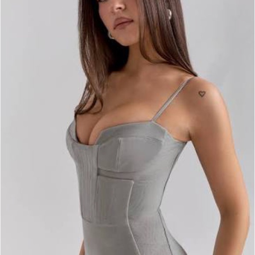 House of CB Gray Midi Dress - Picture 6 of 11